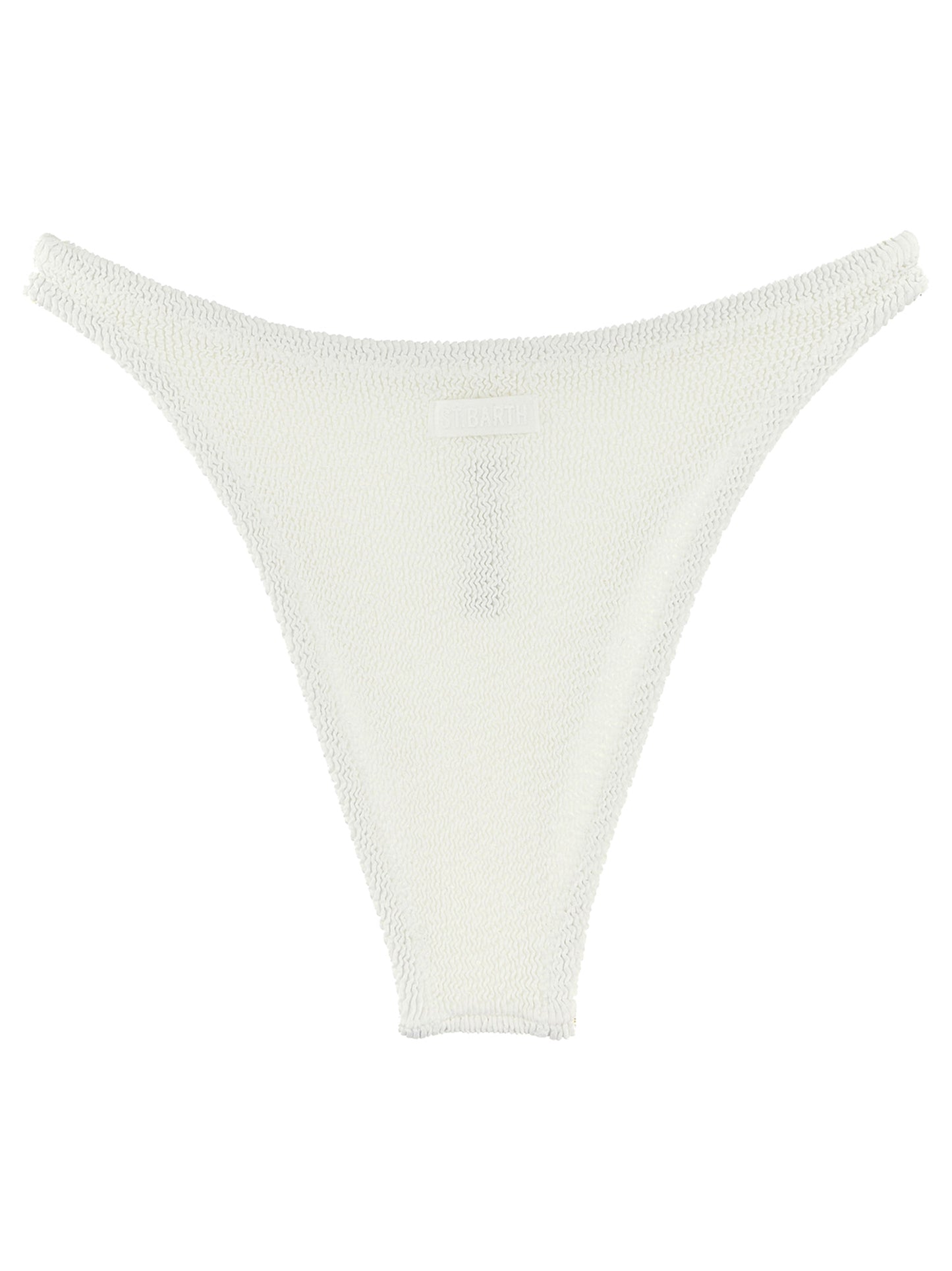 Swim Briefs by MC2 Saint Barth for women in stretch polyamide white features a resort ready silhouette from the Women's Stretch Polyamide Swim Briefs collection, showcasing a resort ready finish with a streamlined resort ready fit.