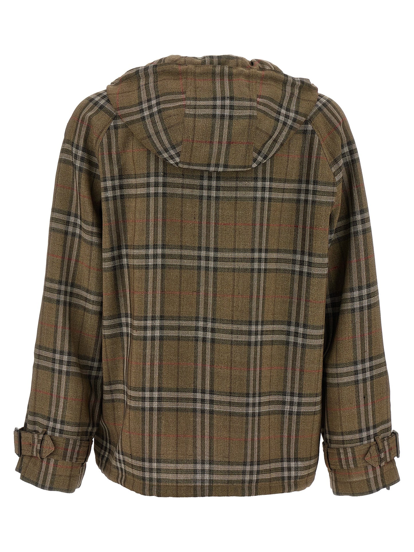 Hooded Shirt by Burberry for men in viscose & silk multicolor features an polished silhouette, showcasing a sophisticated hooded neckline and detail for a truly polished finish.