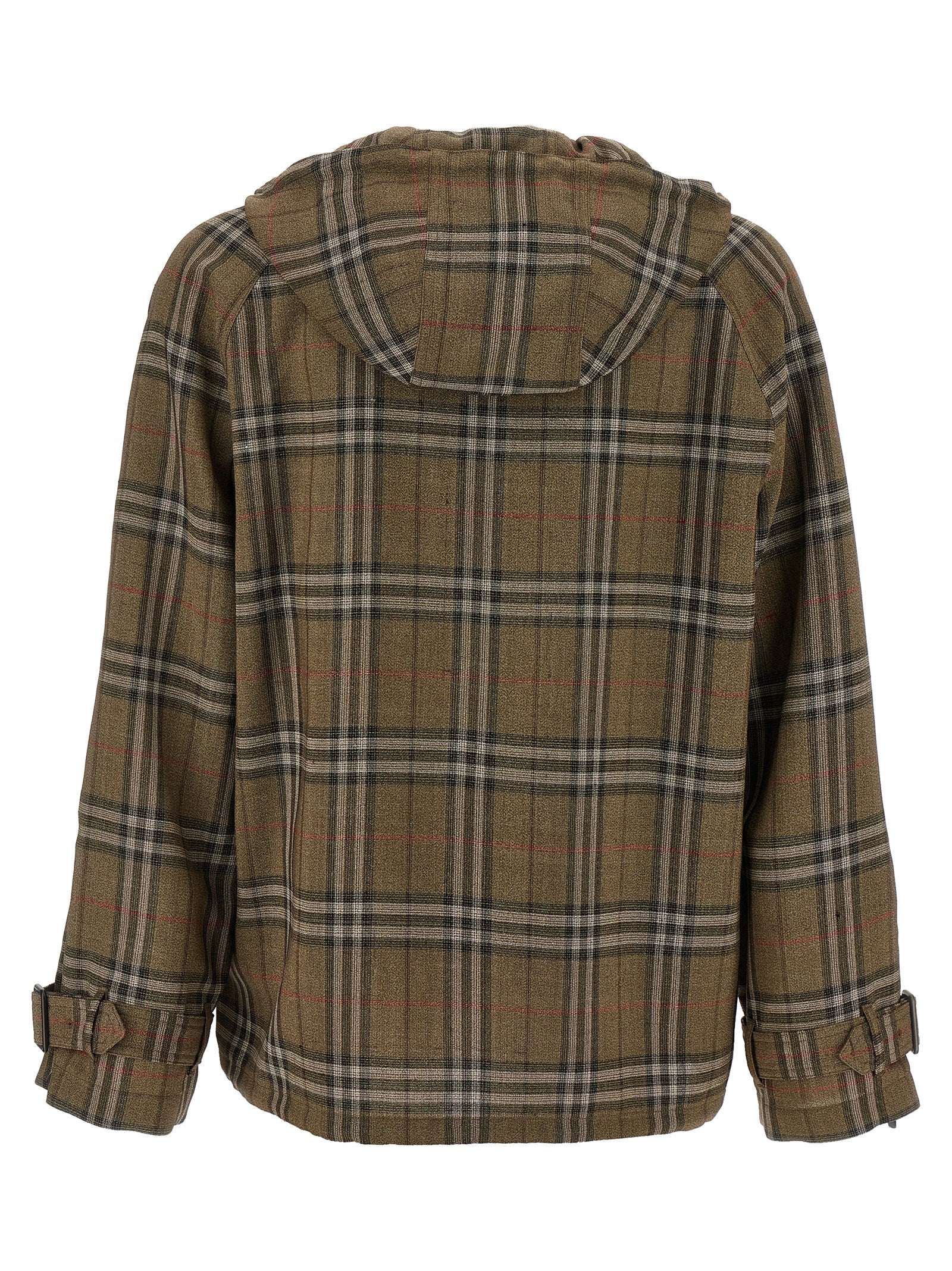 Hooded Shirt by Burberry for men in viscose & silk multicolor features an polished silhouette, showcasing a sophisticated hooded neckline and detail for a truly polished finish.