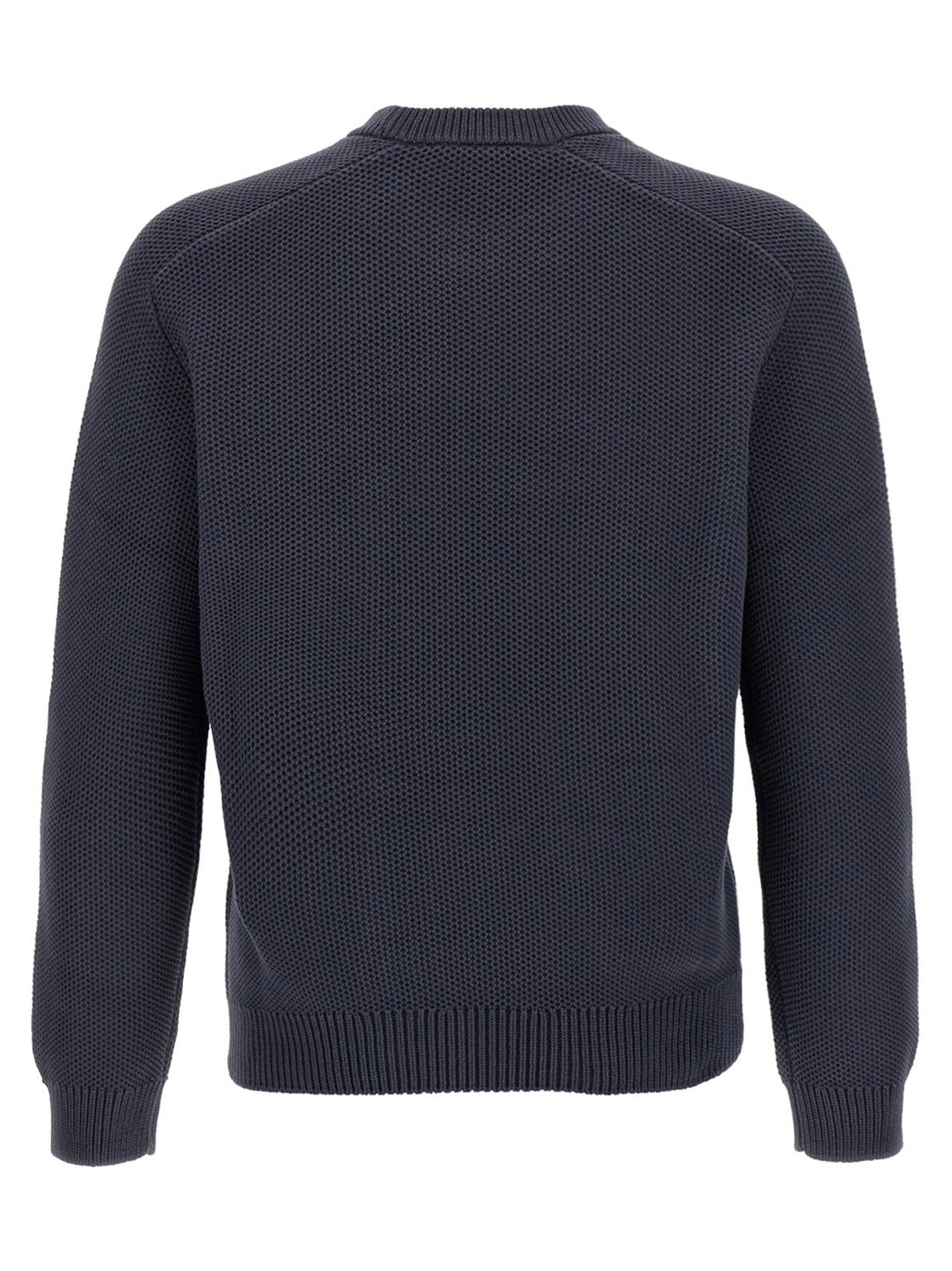 Cardigan by Maison Kitsuné for men in polyamide cotton gray, patterned & signature presents a textural silhouette, artfully finished with a textural crew neckline and for a sophisticated, textural look.