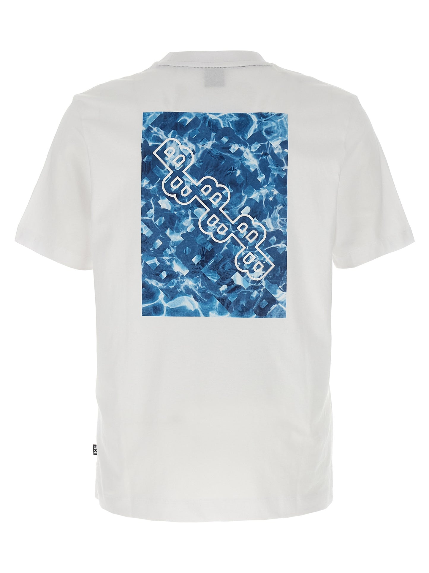T-Shirt by Hugo Boss for men in cotton white features an edgy silhouette, meticulously detailed with a sophisticated and crew neckline for a truly edgy finish.