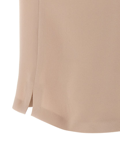 Polo Shirt by Fendi for women in silk multicolor & pink showcases a sharp silhouette, detailed with a refined and sharp for a sophisticated finish.