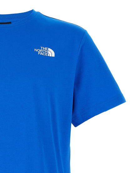 T-Shirt by The North Face for men in cotton blue & print features an edgy silhouette, meticulously detailed with a sophisticated and crew neckline for a truly edgy finish.