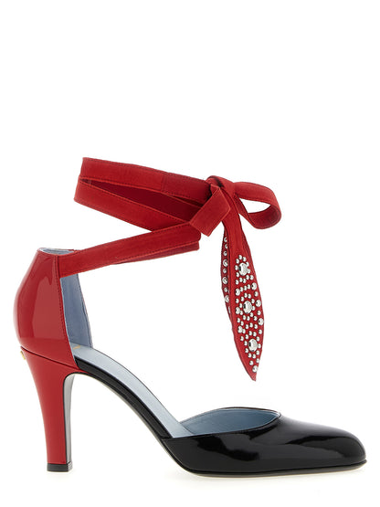 High-Heel Pumps Heels by Valentino Garavani for women in suede calf & goat leather multicolor features a effortless chic silhouette, showcasing the Women's Suede Calf & Goat Leather High-Heel Pumps Heels design with a effortless chic high-heel and for a effortless chic finish.