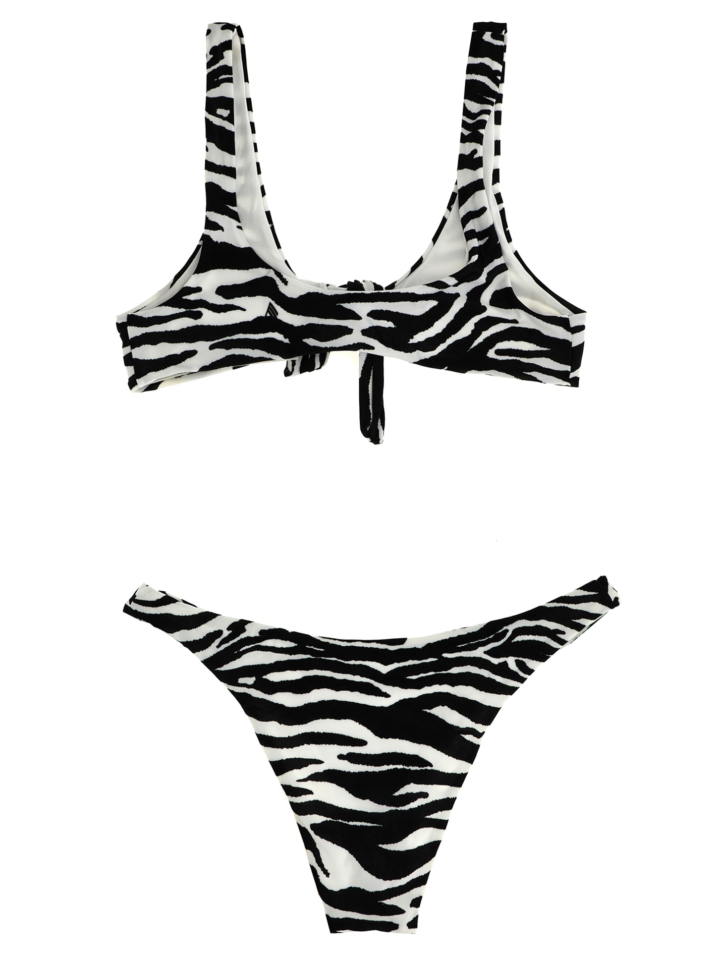 The Attico Bicolor Polyamide Bikini
