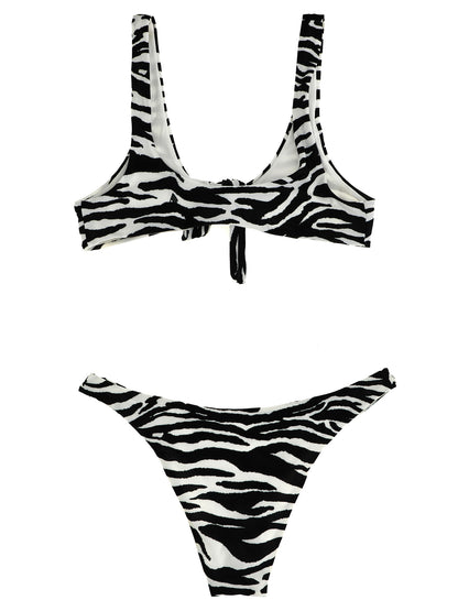 The Attico Bicolor Polyamide Bikini