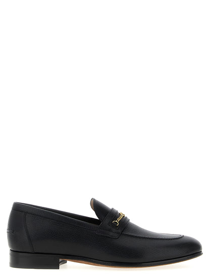 Loafer Slip-On Shoes by Valentino Garavani for men in goatskin leather black & signature features an ergonomic silhouette, perfectly showcasing V Logo Men's Goatskin Leather Loafer Slip-On Shoes with its distinct and elegant .