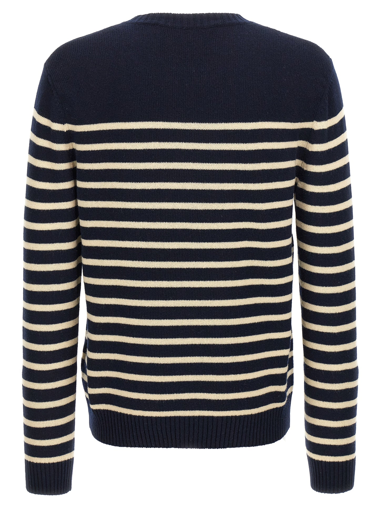 Cardigan by Valentino Garavani for men in virgin wool blue, patterned & jacquard showcases a captivating silhouette, artfully detailed with a captivating and crew neckline for a truly sophisticated captivating look.