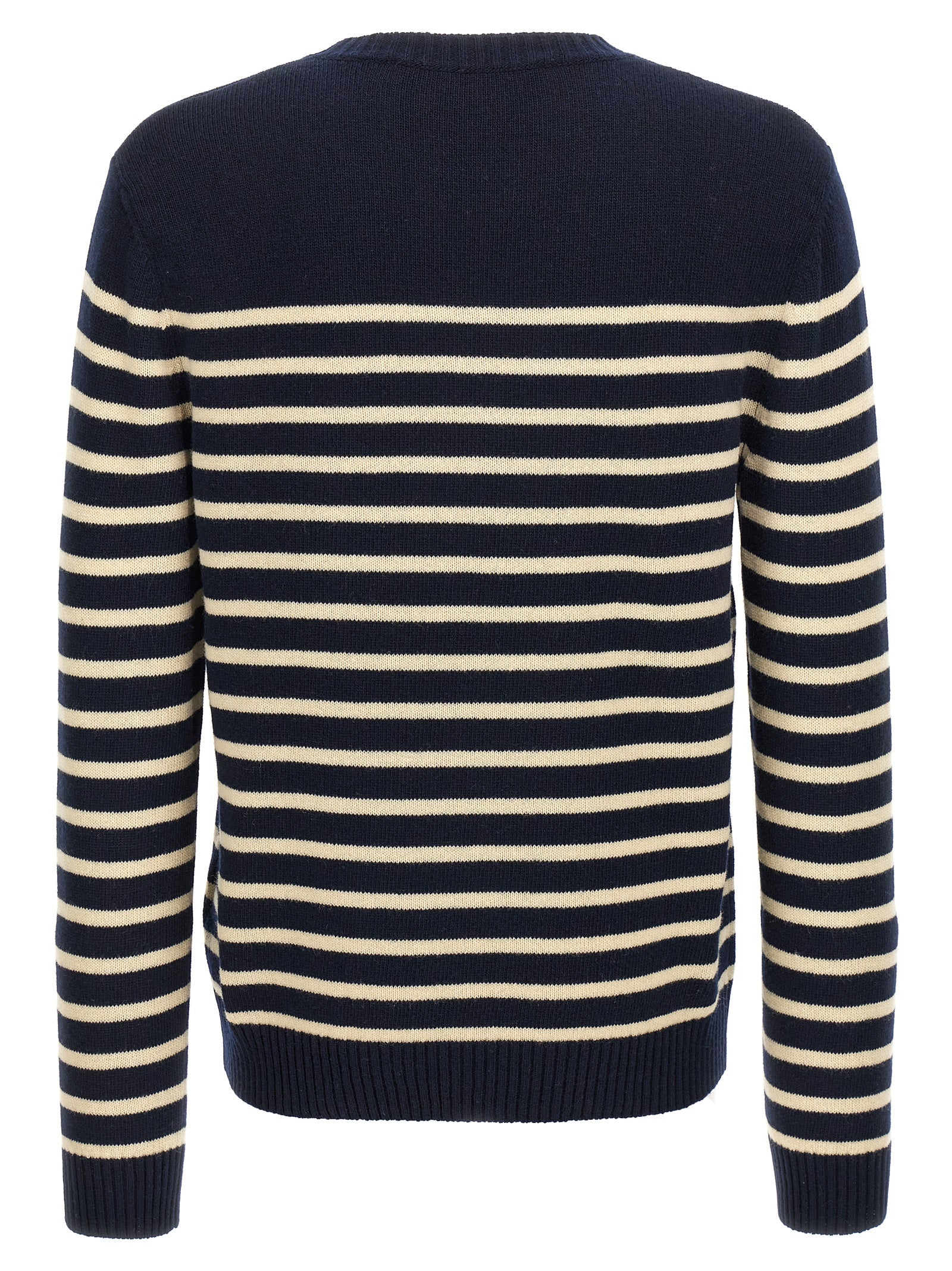 Cardigan by Valentino Garavani for men in virgin wool blue, patterned & jacquard showcases a captivating silhouette, artfully detailed with a captivating and crew neckline for a truly sophisticated captivating look.