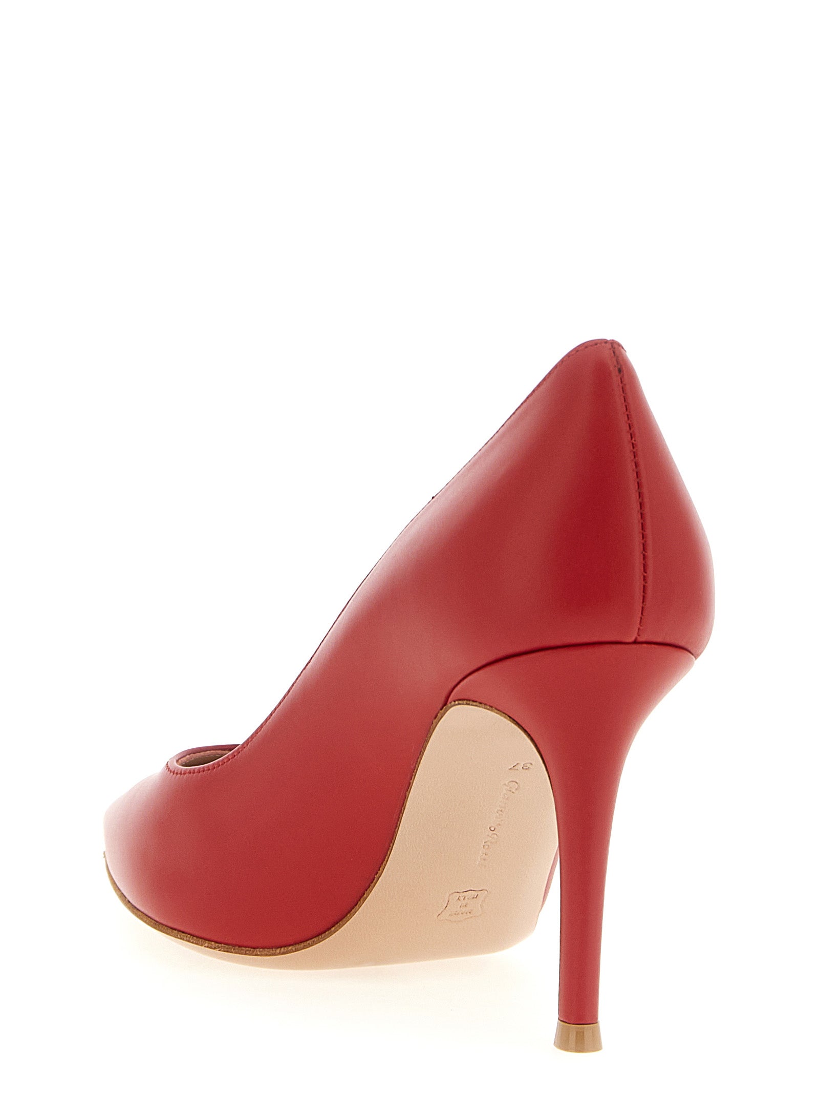 High-Heel Stiletto Pumps Heels by Gianvito Rossi for women in calfskin leather and multicolor & red showcases a effortlessly elegant silhouette as Women's Calfskin Leather High-Heel Stiletto Pumps Heels, featuring a effortlessly elegant stiletto high-heel and a effortlessly elegant pointed toe style for an elegant look.