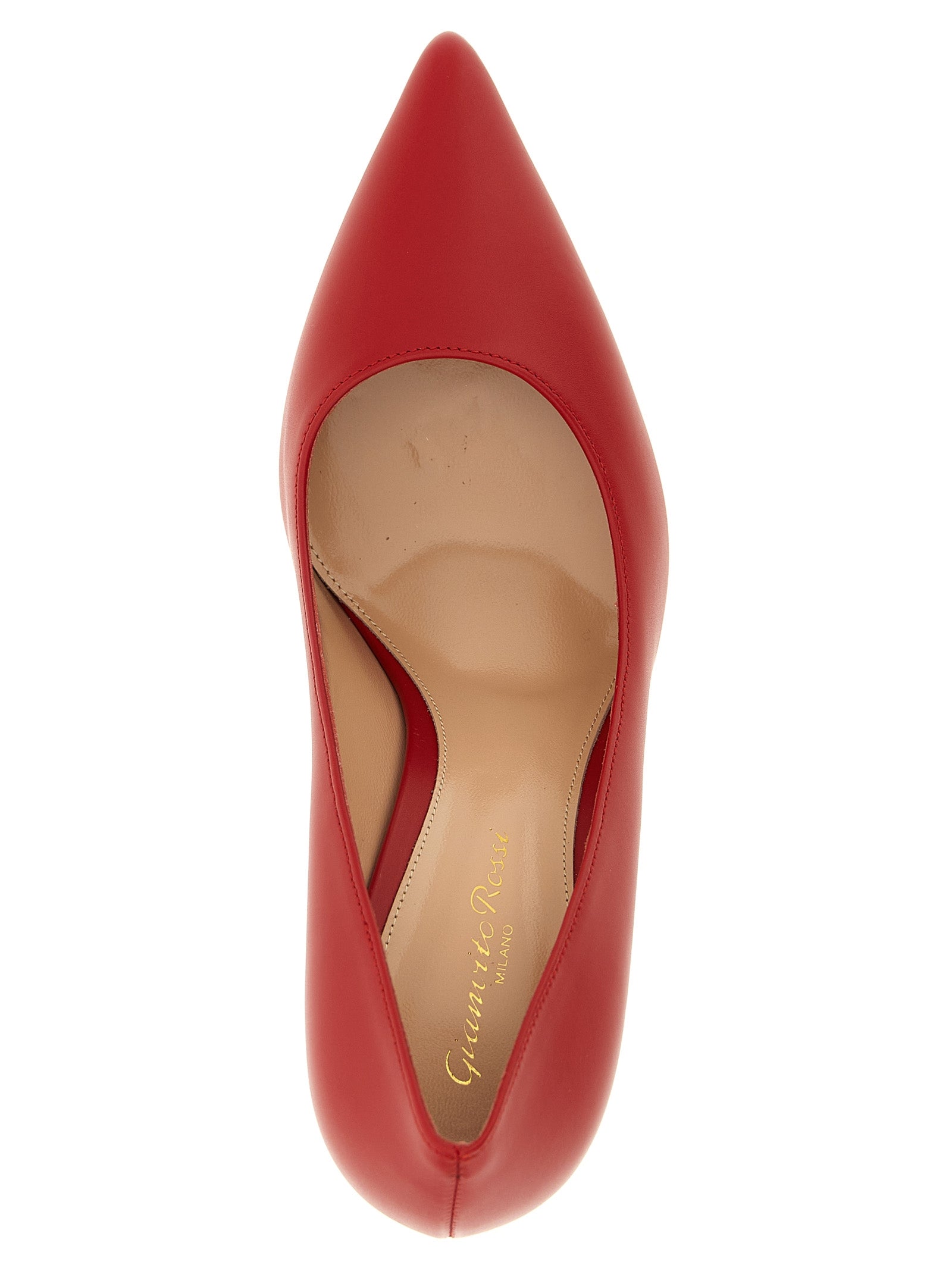 High-Heel Stiletto Pumps Heels by Gianvito Rossi for women in calfskin leather multicolor & red showcases a exquisite silhouette, perfectly accentuating Women's Calfskin Leather High-Heel Stiletto Pumps Heels with a exquisite stiletto high-heel and exquisite pointed toe style.