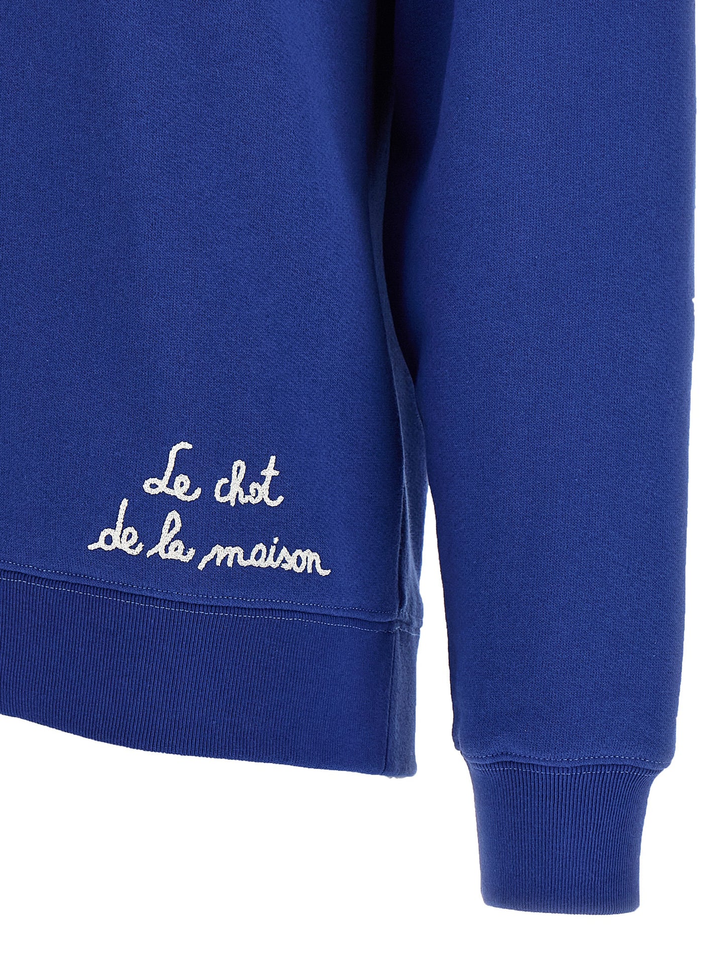 Activewear Sweatshirt by Valentino Garavani for women in cotton blue & patterned presents a sporty silhouette, showcasing a sophisticated and detailed with premium for a sporty finish.