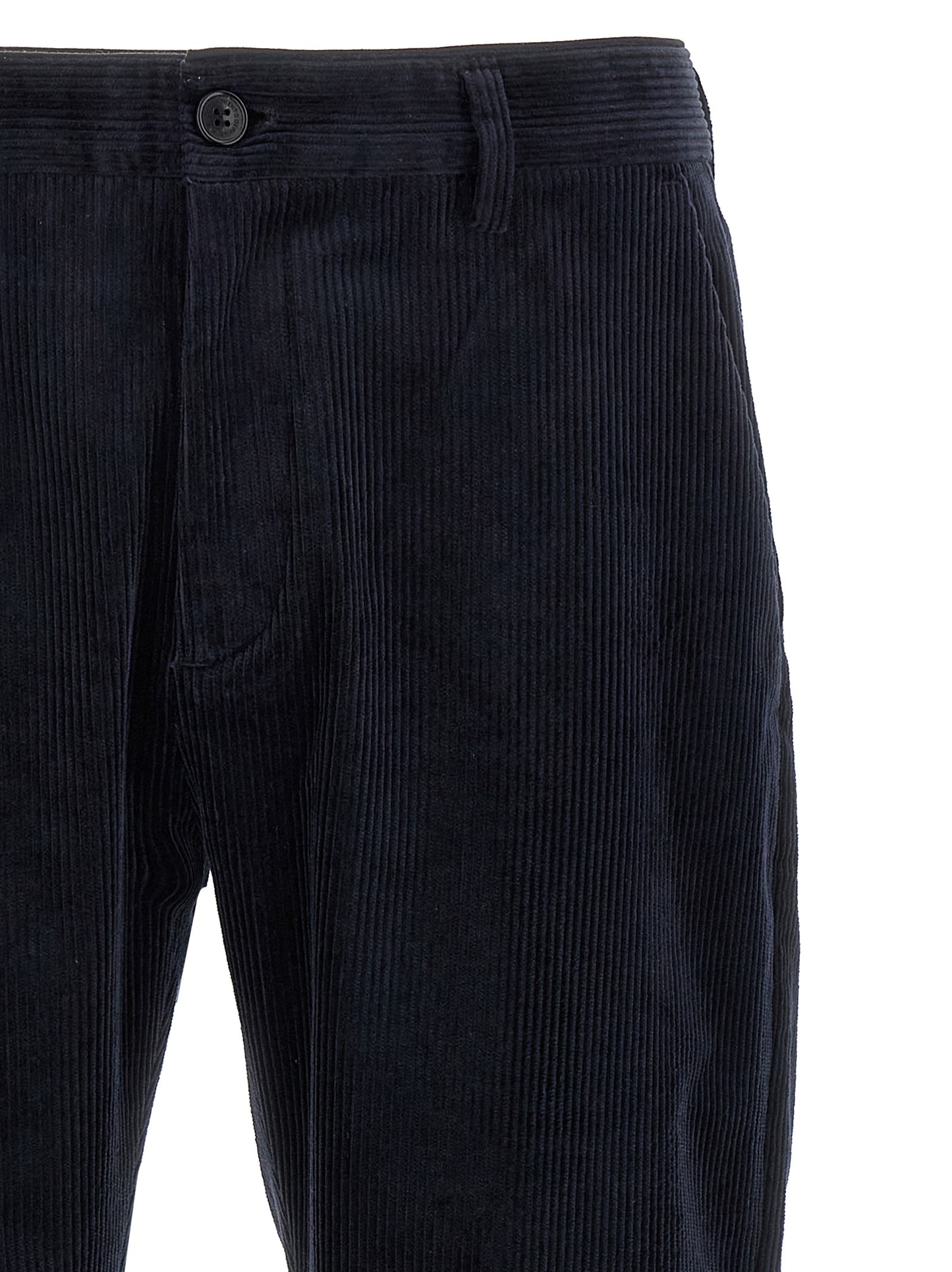 Chinos Pants by Department 5 for men in stretch cotton corduroy blue features an perennial cropped and cropped, expertly tailored with a perennial for a refined silhouette.