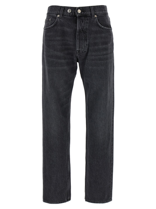 Department 5 Men's Straight Leg Denim Cotton Jeans - Gray Signature