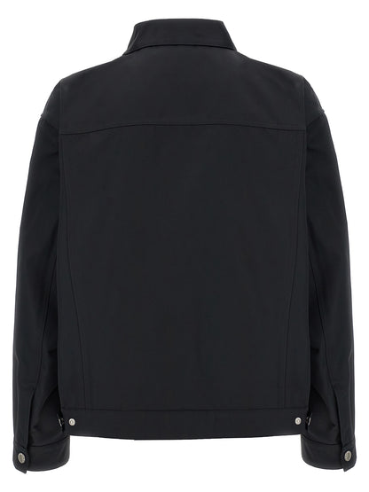 Overcoat by Dsquared² for men in polyester black features a cosy chic silhouette, artfully detailed with a sophisticated and premium pockets for a cosy chic finish.