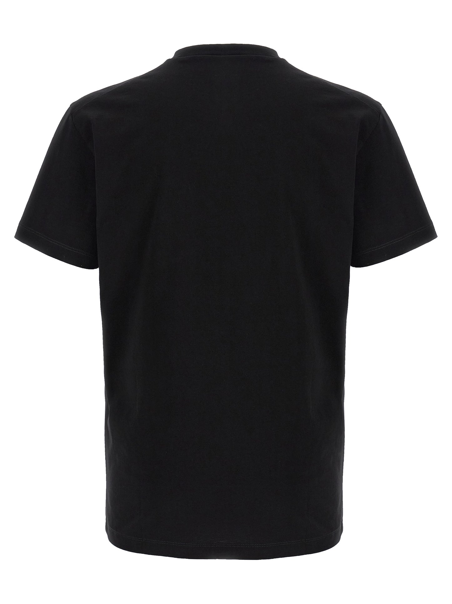 T-Shirt by Dsquared² for men in cotton black & print features an on trend silhouette, perfectly showcasing a on trend and for an elevated aesthetic.