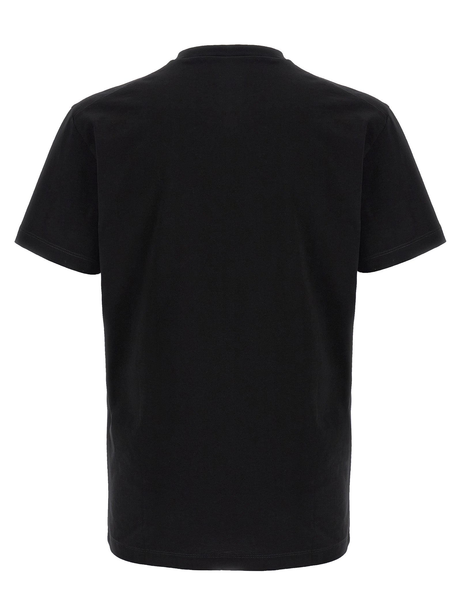 T-Shirt by Dsquared² for men in cotton black & print features an on trend silhouette, perfectly showcasing a on trend and for an elevated aesthetic.