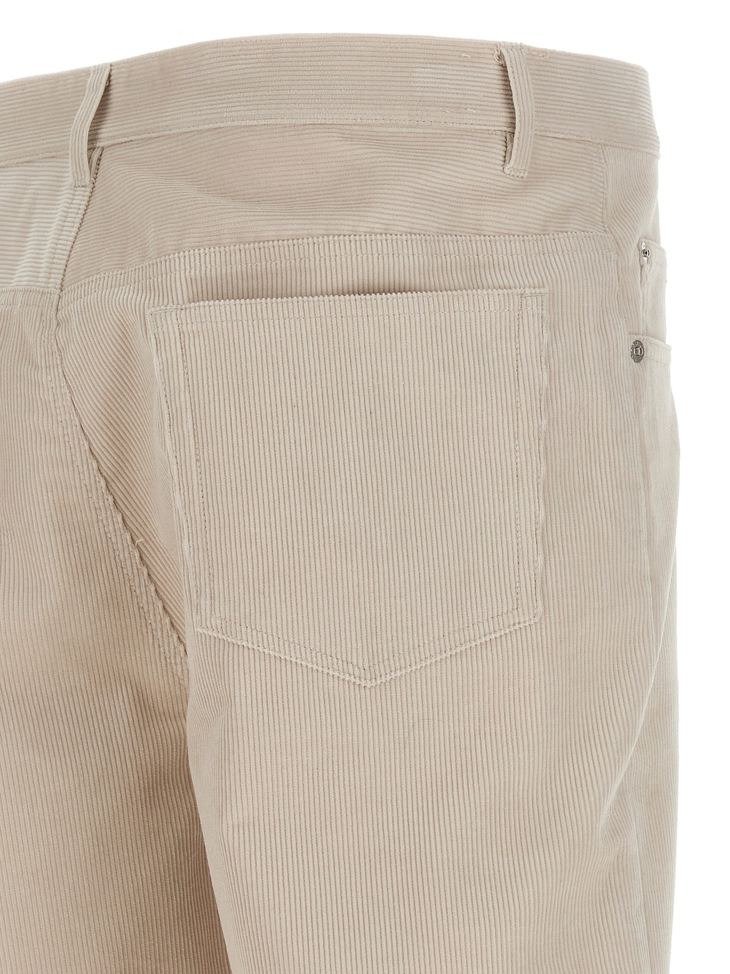 Casual Pants by A.P.C. for men in cotton corduroy white features a refined silhouette with a refined straight-leg, defined by a and a refined long for a refined finish.