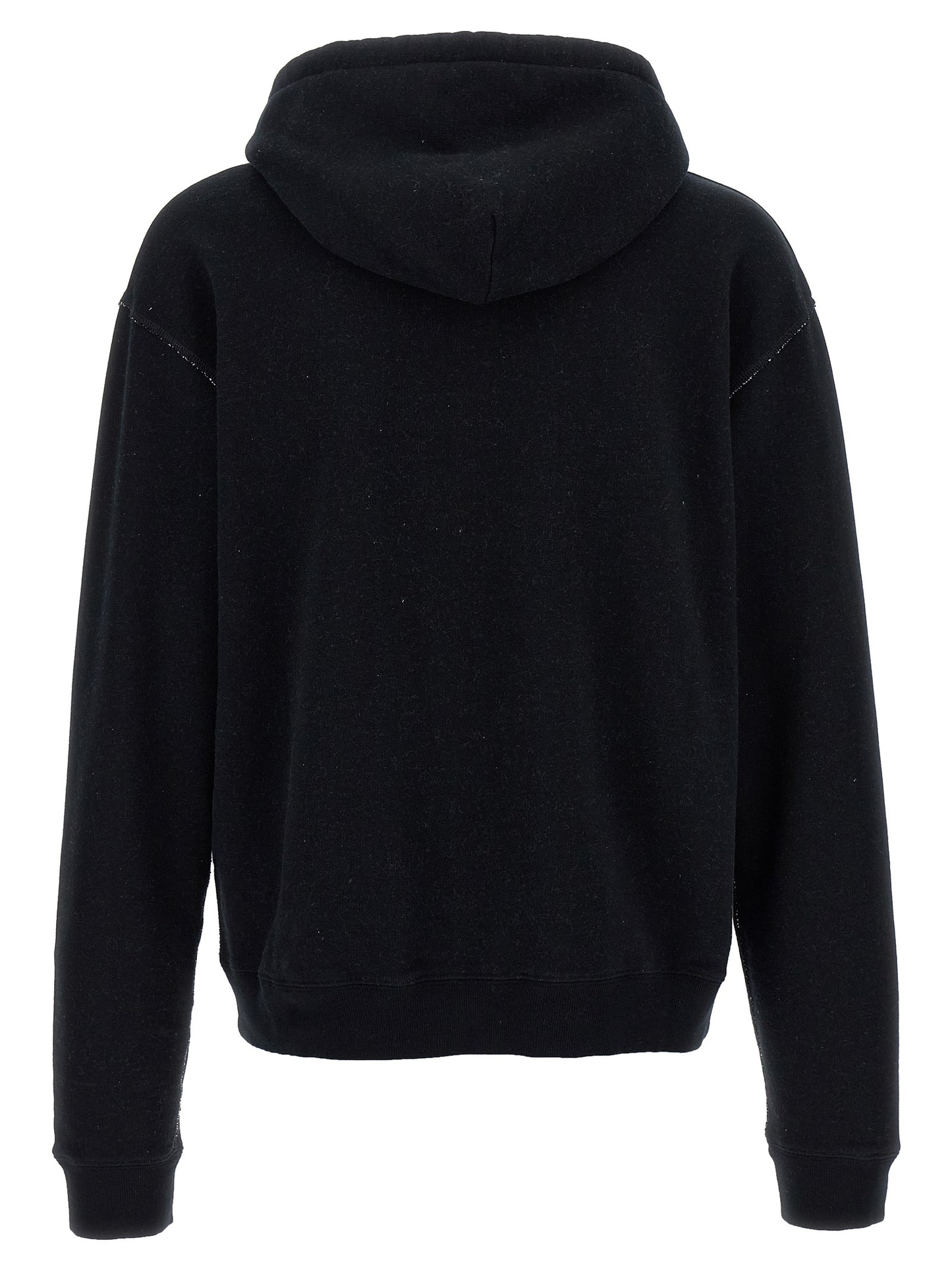 Sweatshirt Hoodie by Valentino Garavani for men in cotton black & print features a authentic silhouette, showcasing a sophisticated hooded neckline and authentic detail for a refined finish.