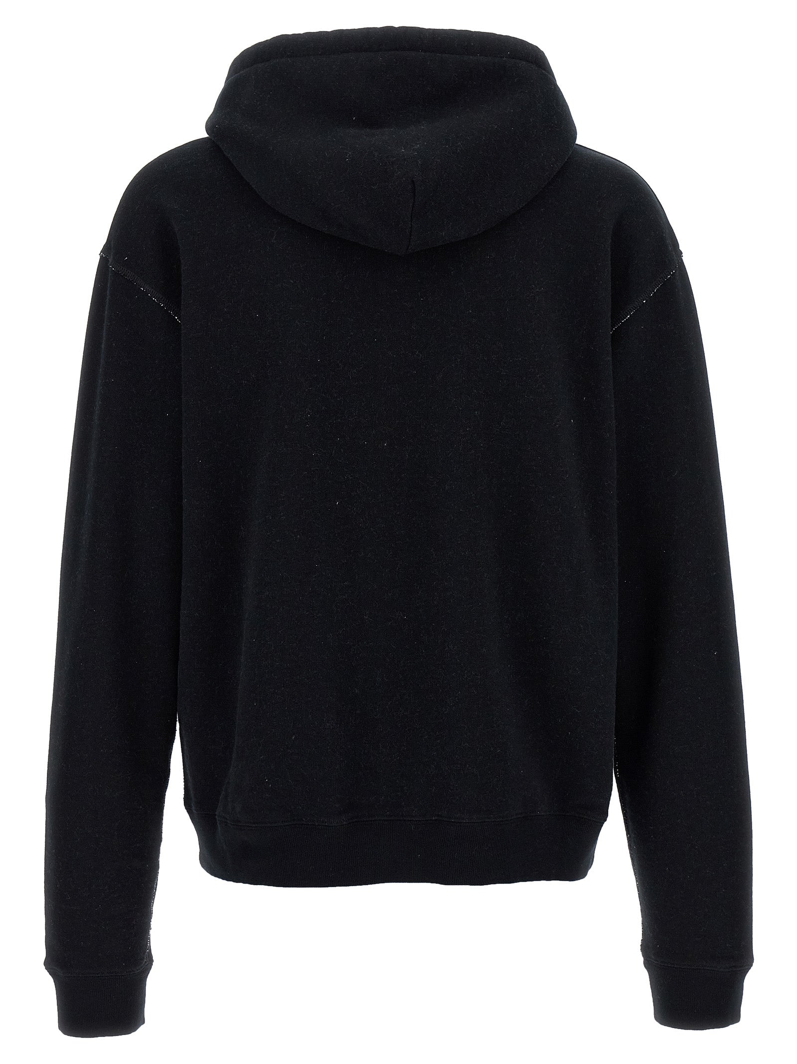 Sweatshirt Hoodie by Valentino Garavani for men in cotton black & print features a authentic silhouette, showcasing a sophisticated hooded neckline and authentic detail for a refined finish.