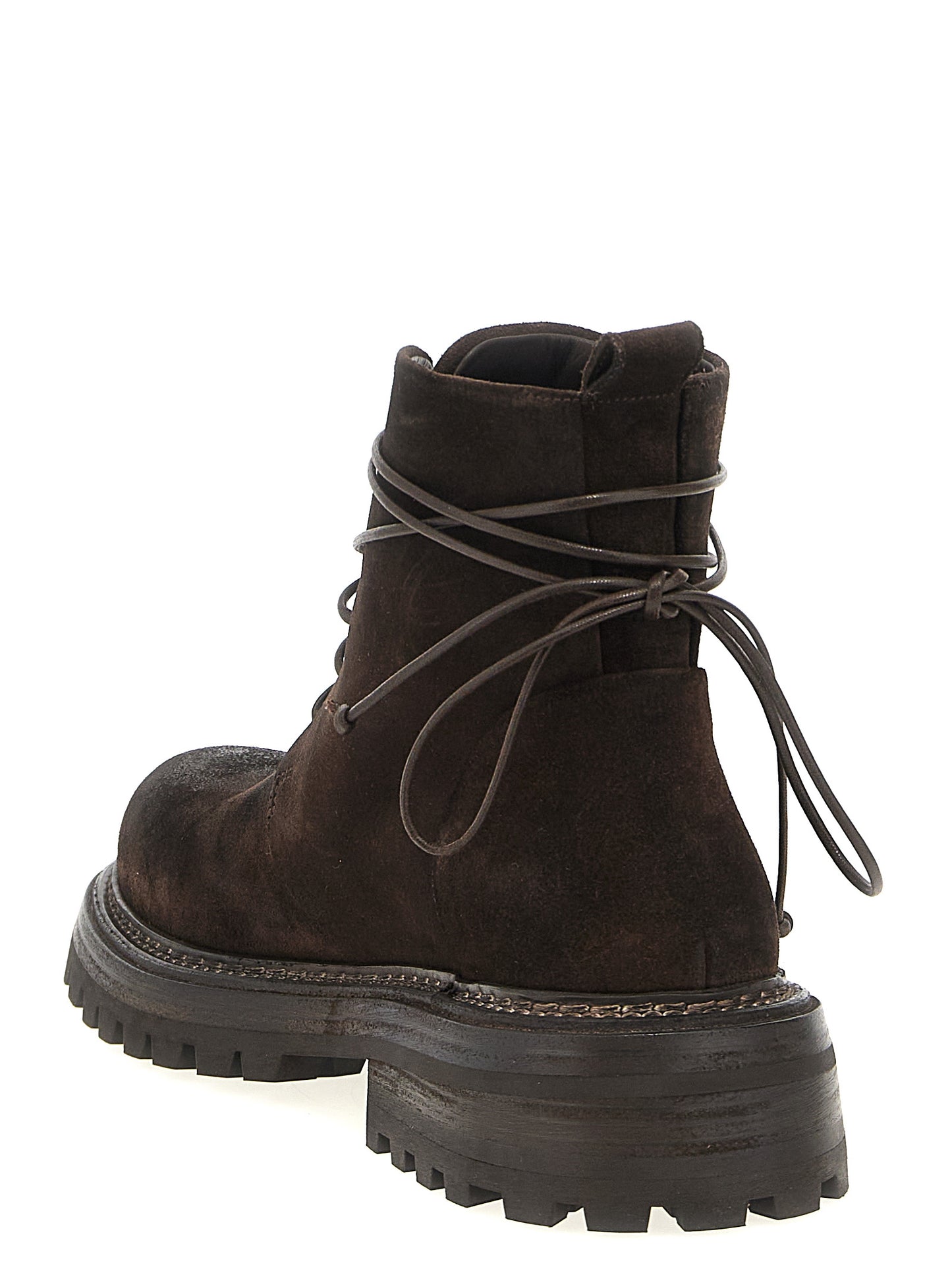 Marsell Brown Cotton Chelsea Boots