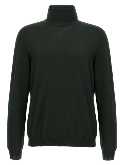 ZANONE Bicolor Virgin Wool Cardigan