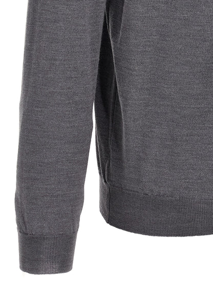Polo Shirt by ZANONE for men in polyamide & virgin wool gray features a eye catching silhouette, showcasing a refined and for a eye catching finish.