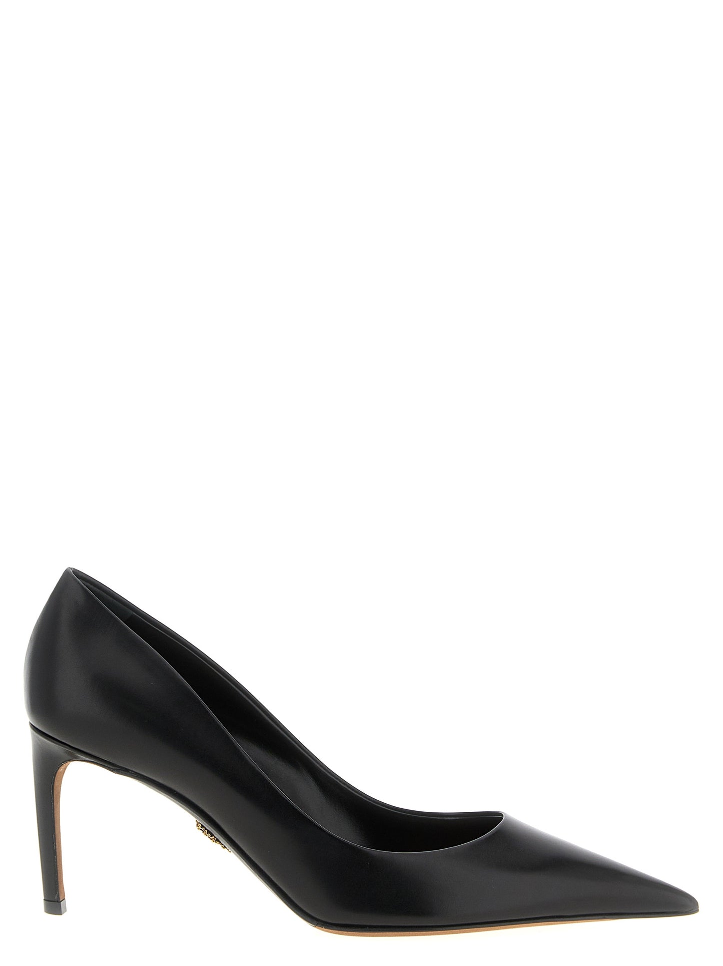 High-Heel Pumps Heels by Dolce & Gabbana for women in calfskin leather and black showcases a effortlessly elegant silhouette as Devotion Heart Women's Calfskin Leather High-Heel Pumps Heels, featuring a effortlessly elegant high-heel and a effortlessly elegant pointed toe style for an elegant look.