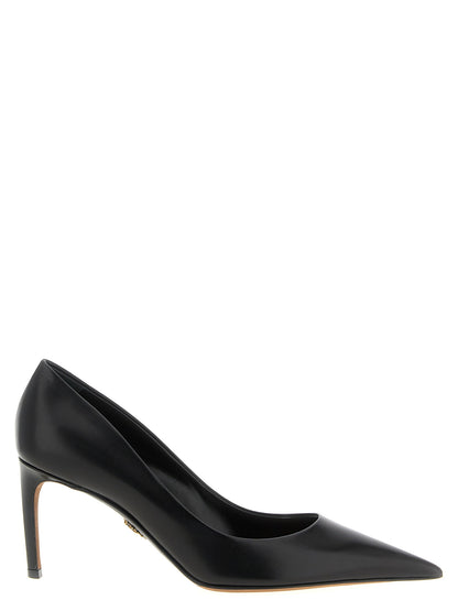 High-Heel Pumps Heels by Dolce & Gabbana for women in calfskin leather and black showcases a effortlessly elegant silhouette as Devotion Heart Women's Calfskin Leather High-Heel Pumps Heels, featuring a effortlessly elegant high-heel and a effortlessly elegant pointed toe style for an elegant look.