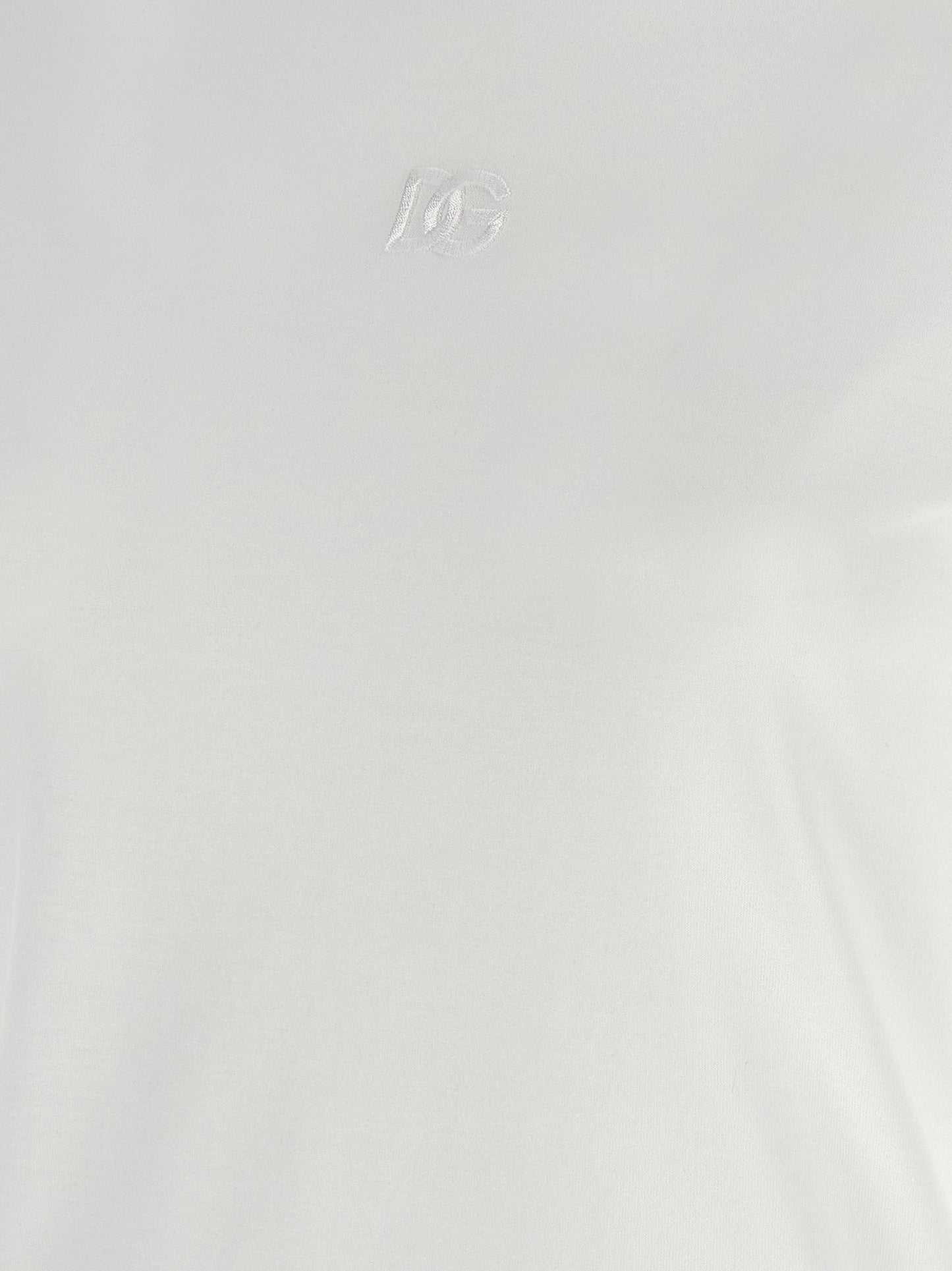 T-Shirt by Dolce & Gabbana for women in cotton white features an edgy silhouette, meticulously detailed with a sophisticated and for a truly edgy finish.