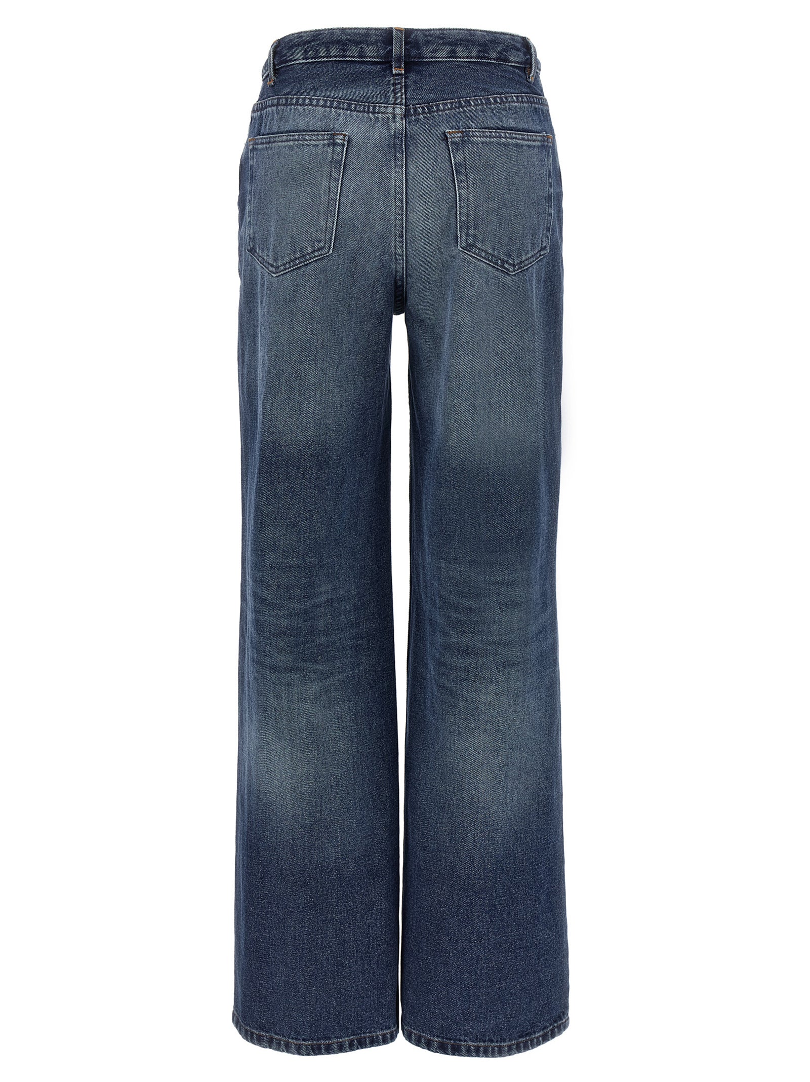 Jeans by A.P.C. for women in denim cotton blue features an sophisticated and straight-leg & wide with a precise long, creating a sophisticated and sophisticated silhouette.