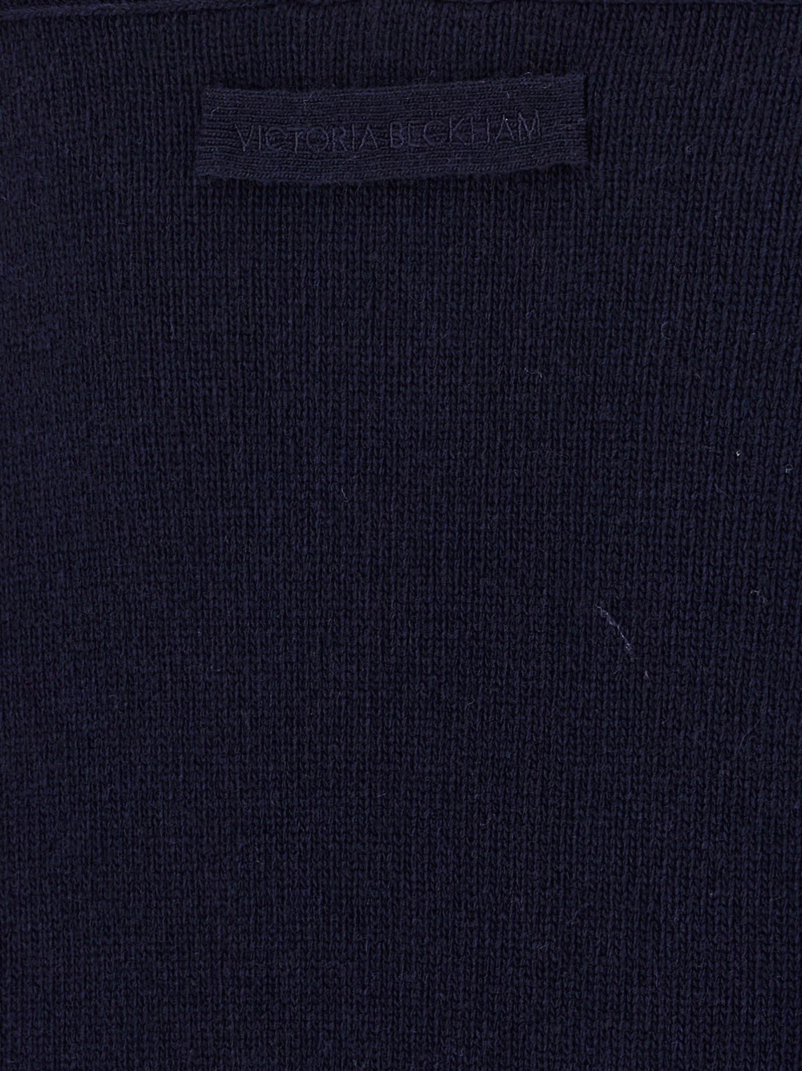 Cardigan by Victoria Beckham for women in cashmere blue features a dramatic silhouette, showcasing a sophisticated v-neck neckline and dramatic detail for a timeless, premium look.