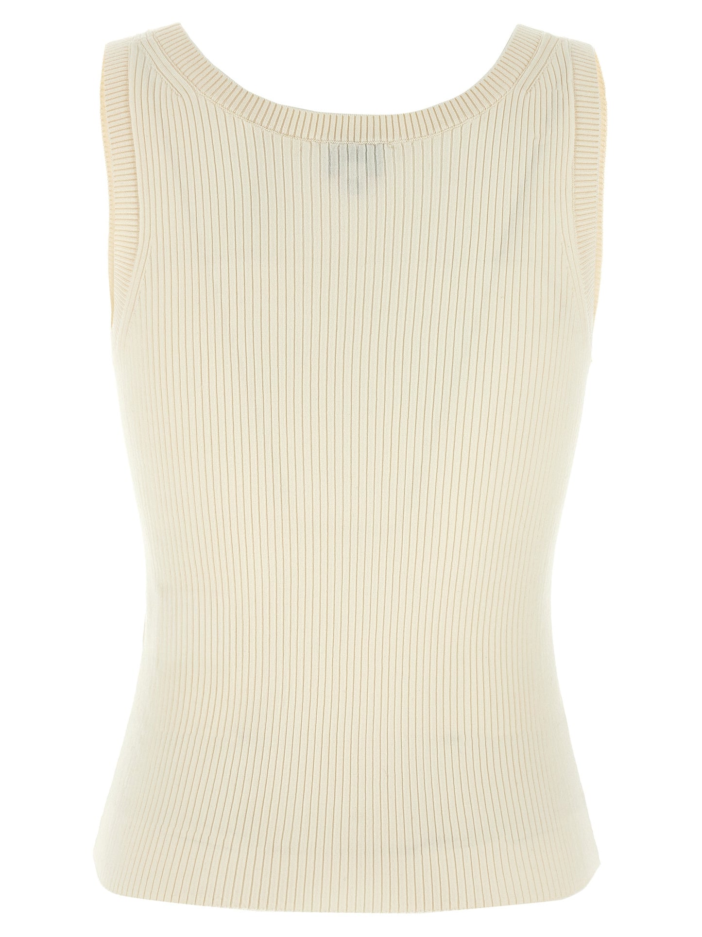 T-Shirt by Kenzo for women in polyester & viscose white showcases a fashionable silhouette, elegantly detailed with a fashionable and round neckline for a sophisticated, high-fashion look.