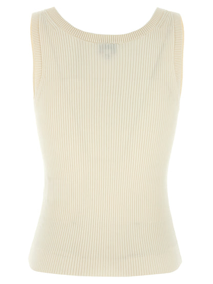 T-Shirt by Kenzo for women in polyester & viscose white showcases a fashionable silhouette, elegantly detailed with a fashionable and round neckline for a sophisticated, high-fashion look.