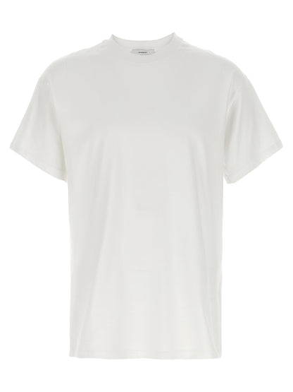 T-Shirt by Givenchy for men in cotton white & print features an on trend silhouette, perfectly showcasing a on trend short-sleeve and crew neckline for an elevated aesthetic.