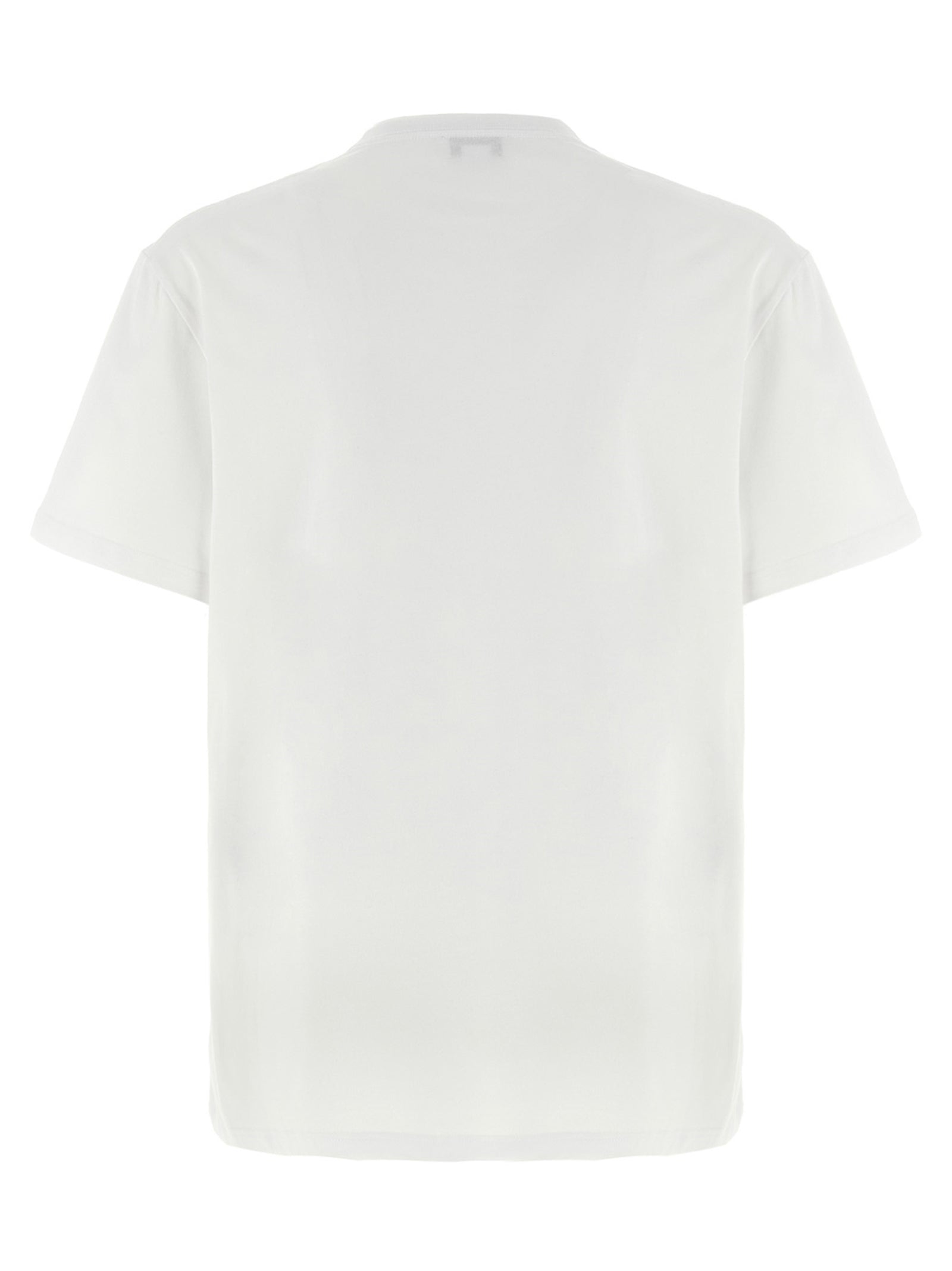 T-Shirt by Alexander McQueen for men in cotton bicolour, black & white showcases a fashionable silhouette, elegantly detailed with a fashionable and crew neckline for a sophisticated, high-fashion look.