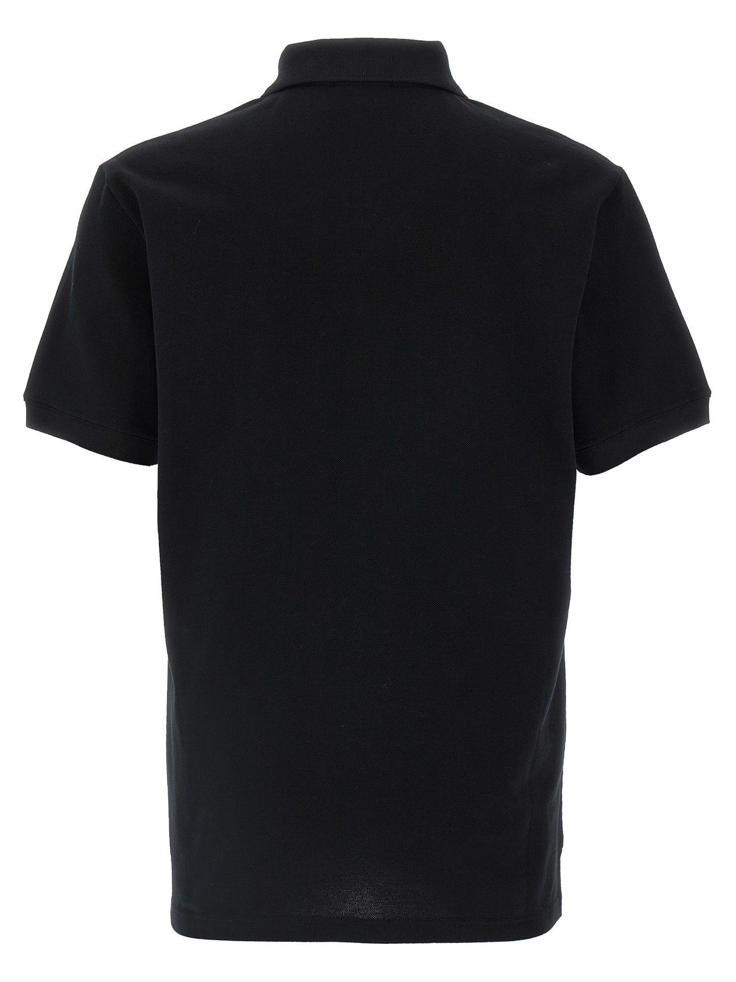 Polo Shirt by Alexander McQueen for men in cotton bicolour, black & white showcases a enviable silhouette, featuring a refined and for a enviable finish.