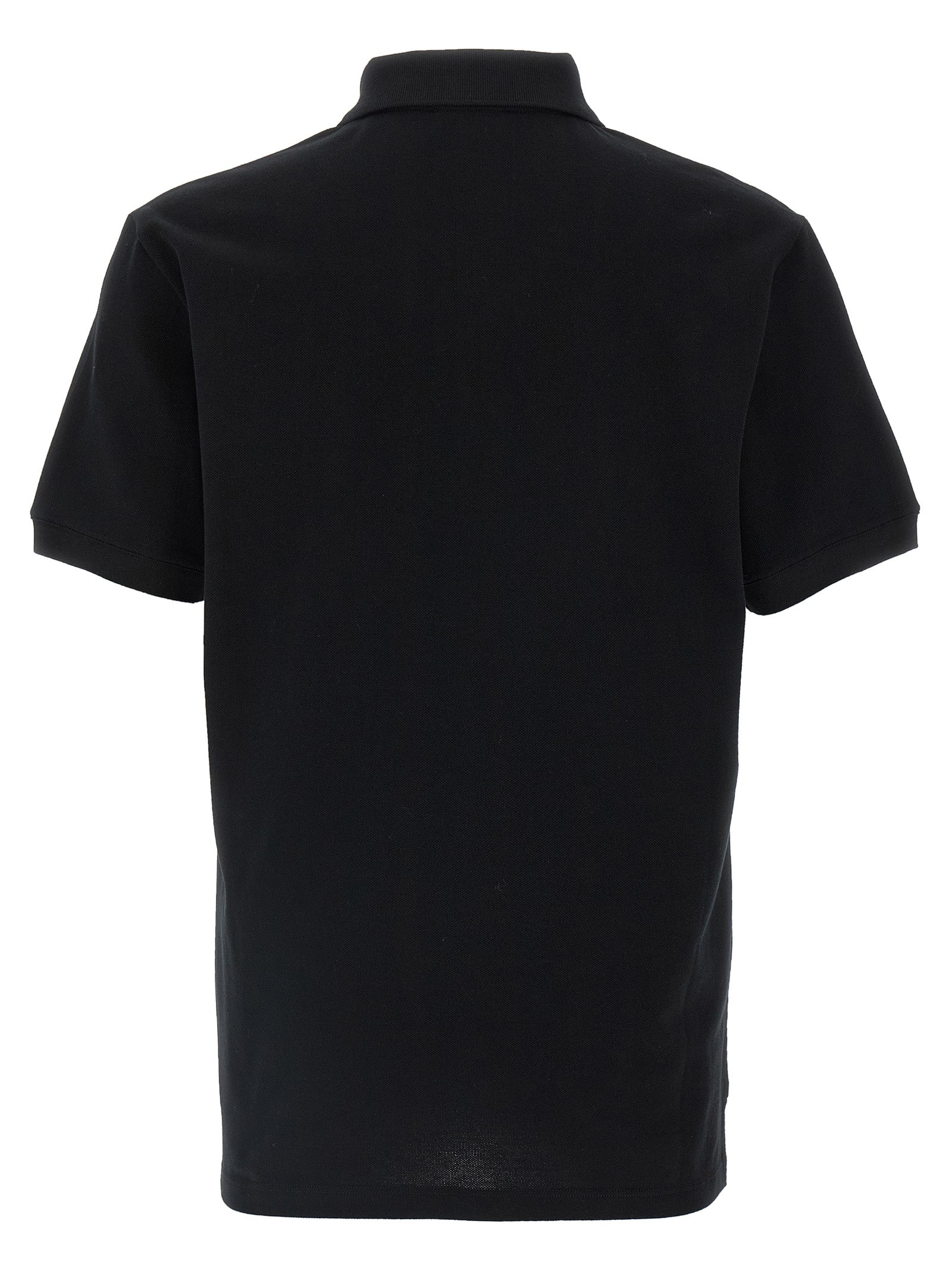 Polo Shirt by Alexander McQueen for men in cotton bicolour, black & white showcases a enviable silhouette, featuring a refined and for a enviable finish.