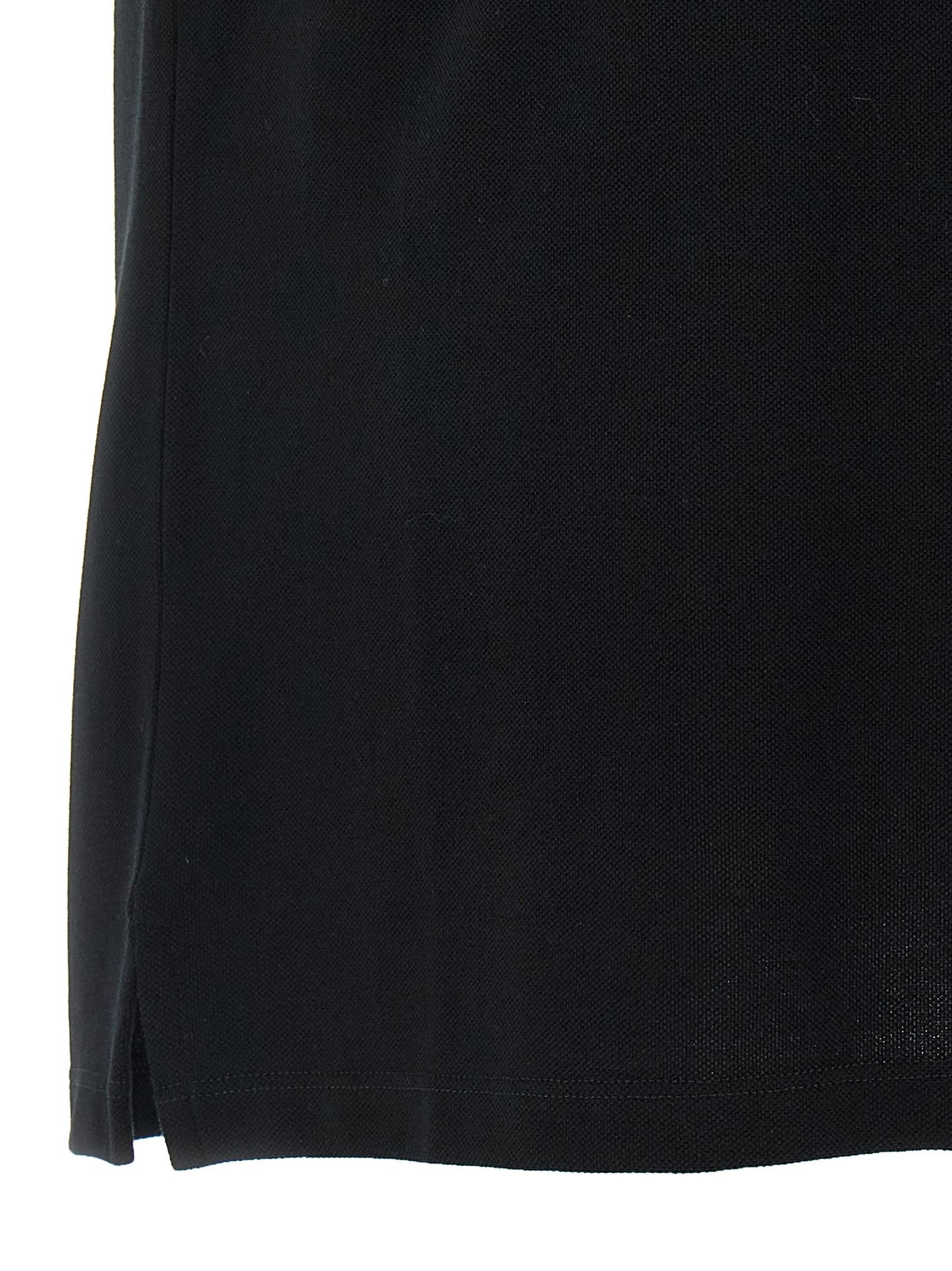 Polo Shirt by Alexander McQueen for men in cotton bicolour, black & white presents a sleek silhouette, featuring a refined and for a sleek finish.