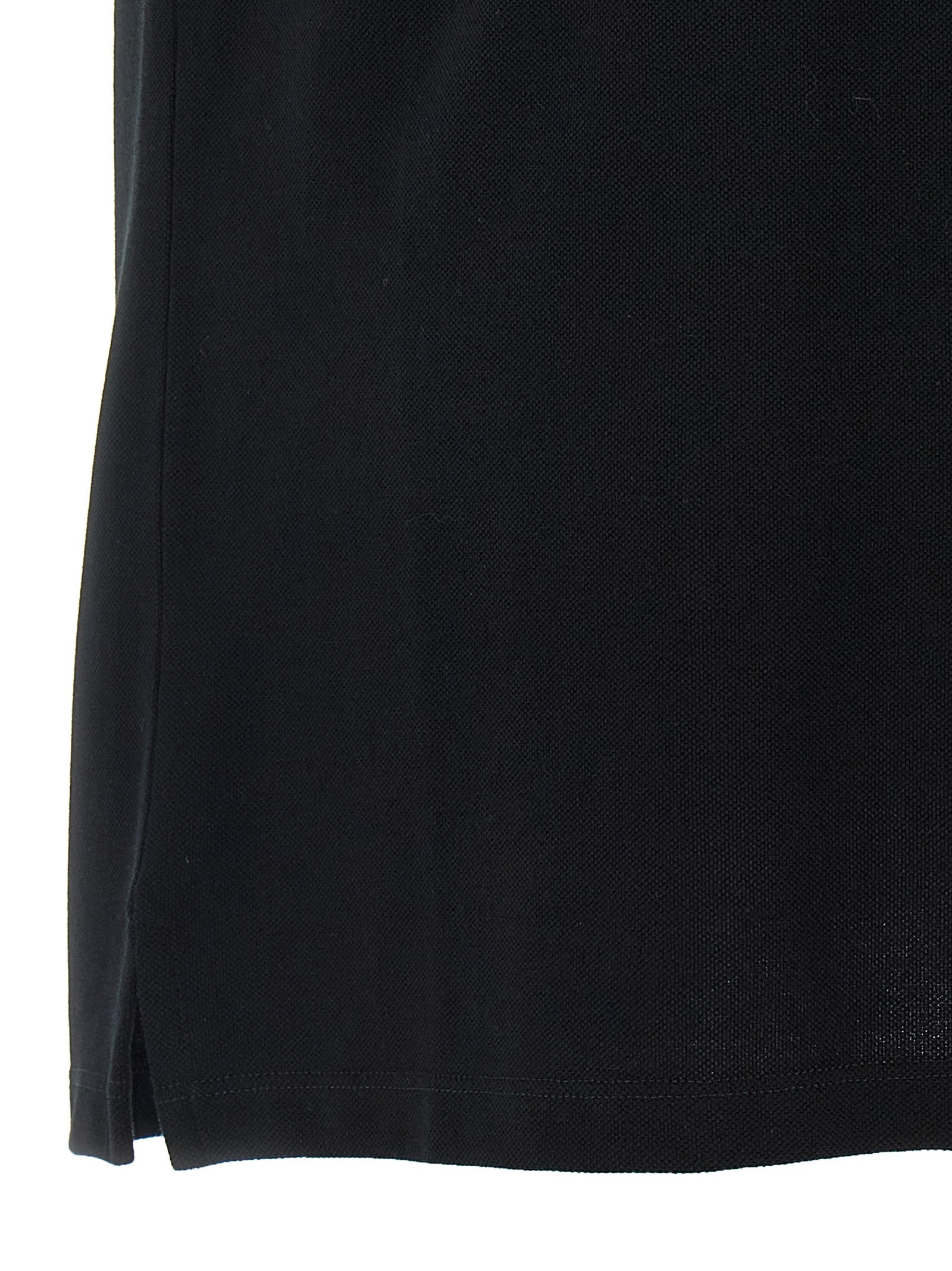 Polo Shirt by Alexander McQueen for men in cotton bicolour, black & white presents a sleek silhouette, featuring a refined and for a sleek finish.
