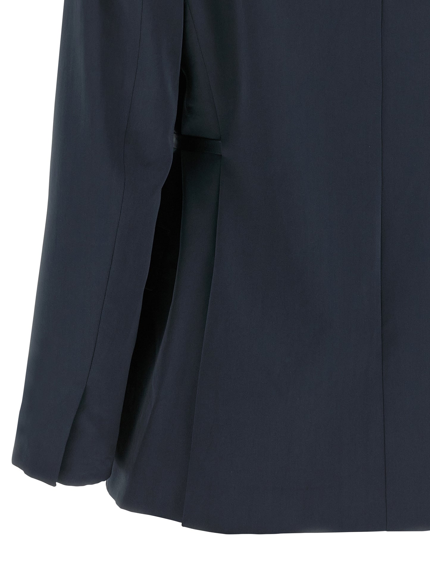 Blazer by Theory for women in polyester twill blue features an stylish silhouette, showcasing a sophisticated and stylish for a truly stylish finish.