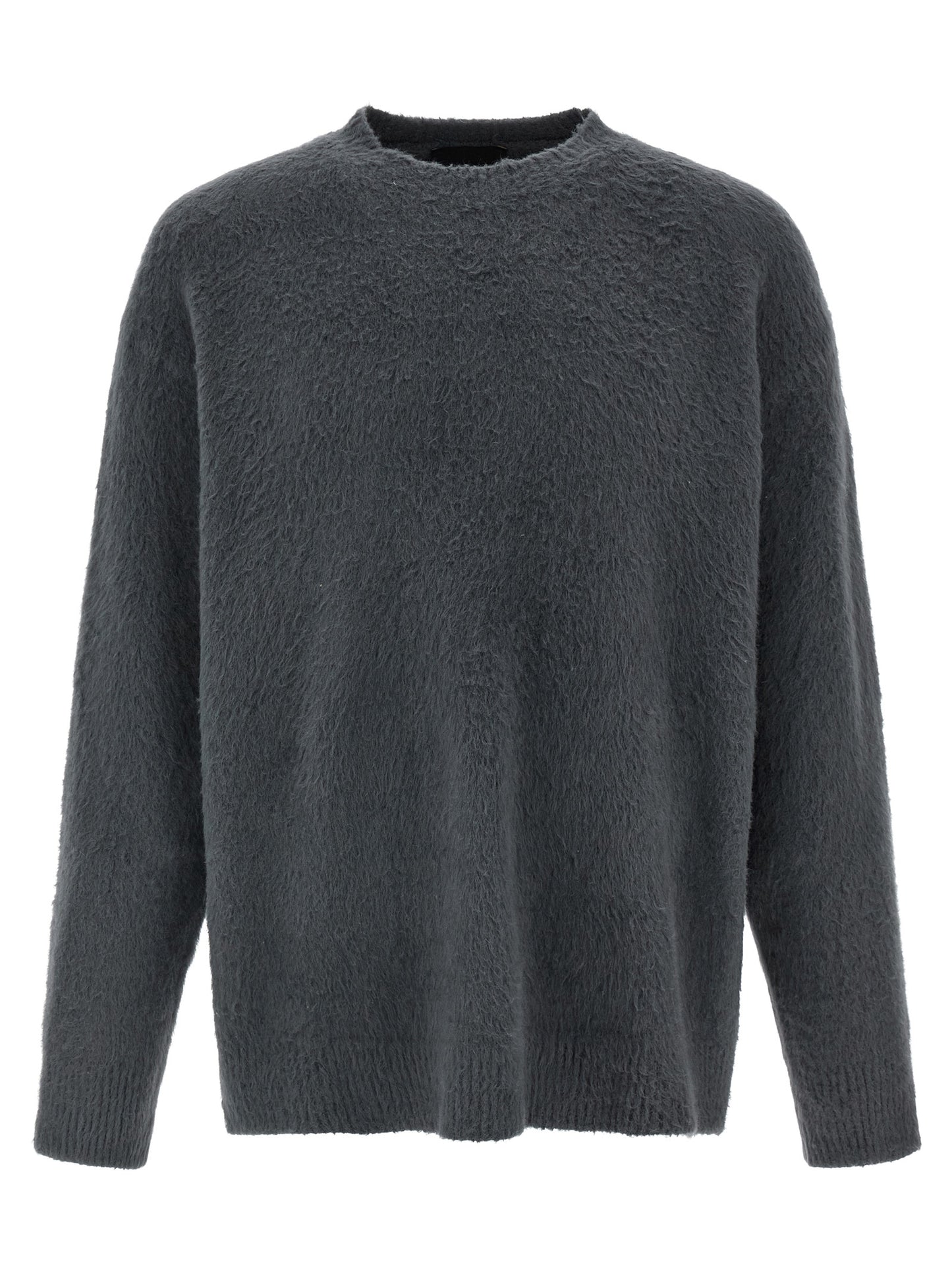 Cardigan by Roberto Collina for men in plush polyamide & cotton gray features an impeccable silhouette, showcasing a sophisticated and detail for a truly impeccable finish.