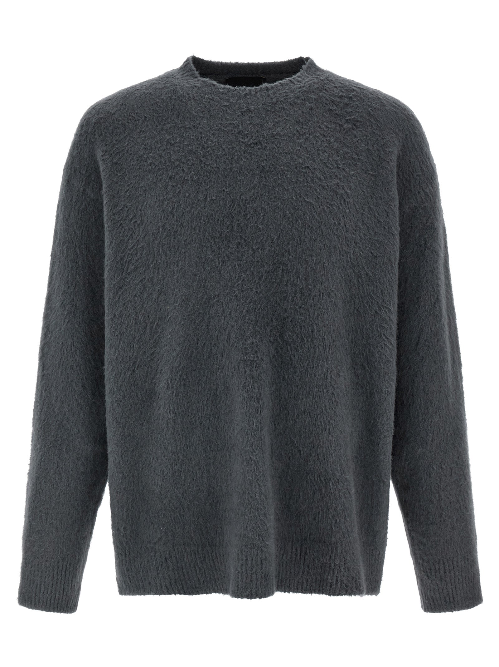 Cardigan by Roberto Collina for men in plush polyamide & cotton gray features an impeccable silhouette, showcasing a sophisticated and detail for a truly impeccable finish.