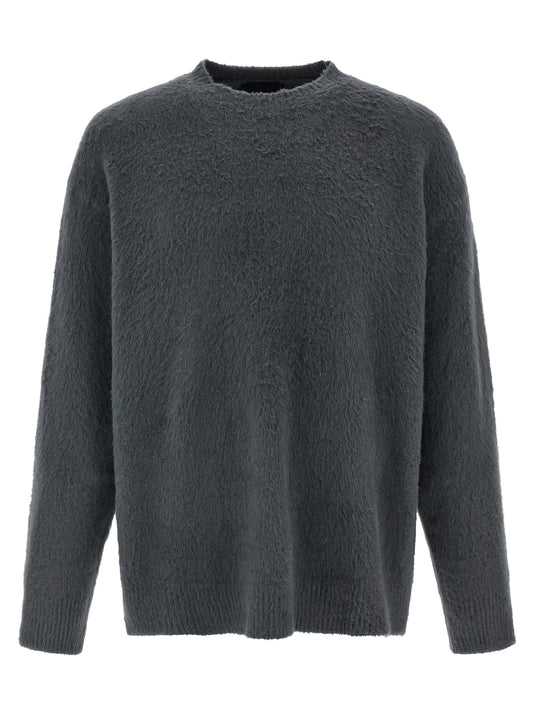 Cardigan by Roberto Collina for men in plush polyamide & cotton gray features an impeccable silhouette, showcasing a sophisticated and detail for a truly impeccable finish.