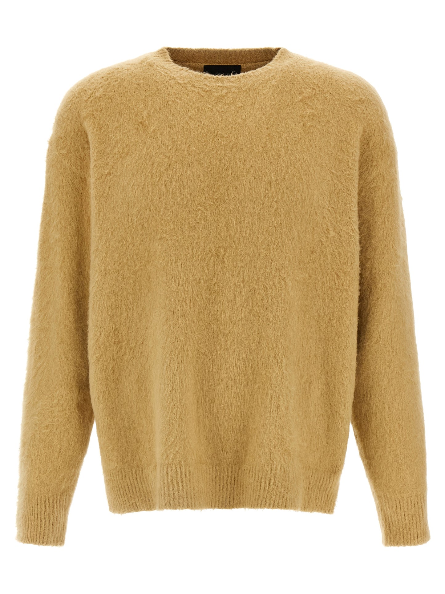Cardigan by Roberto Collina for men in stretch polyamide cotton beige showcases a luxurious silhouette, meticulously detailed with a sophisticated and for a refined finish.