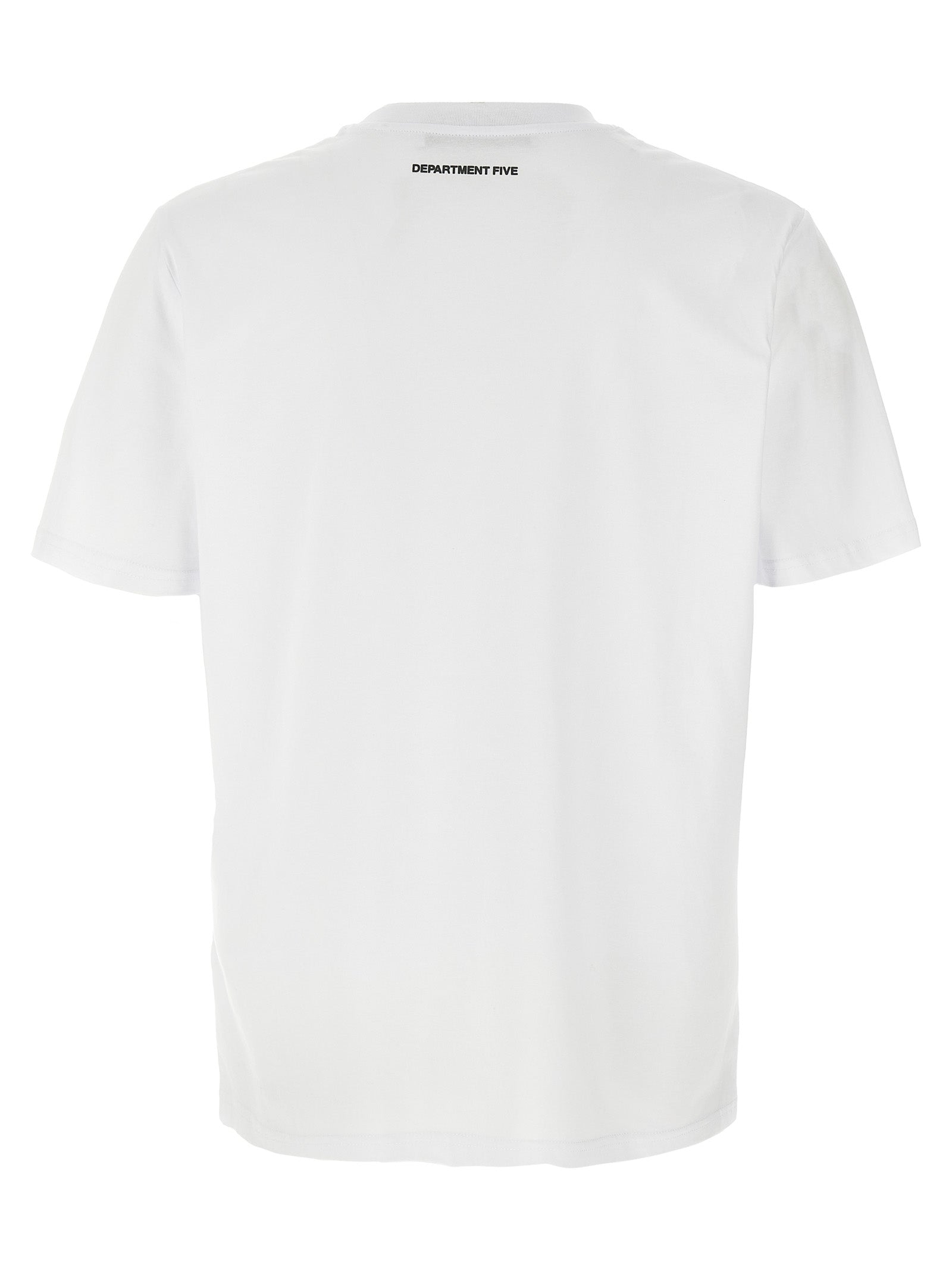 T-Shirt by Department 5 for men in cotton white & print features an on trend silhouette, perfectly showcasing a on trend and crew neckline for an elevated aesthetic.