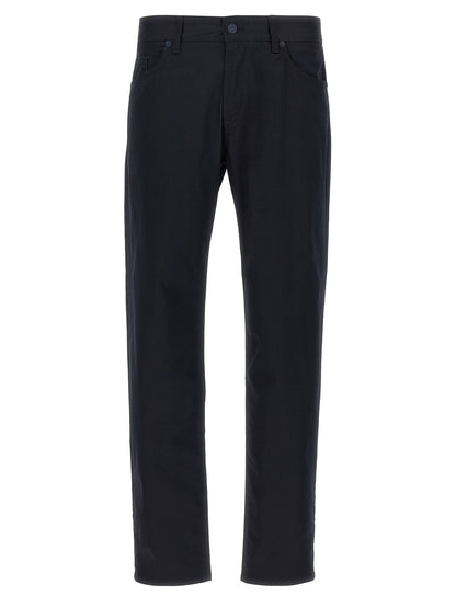 Hugo Boss Blue Cotton Casual Pants