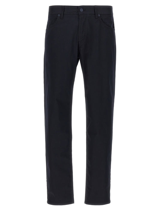 Hugo Boss Blue Cotton Casual Pants