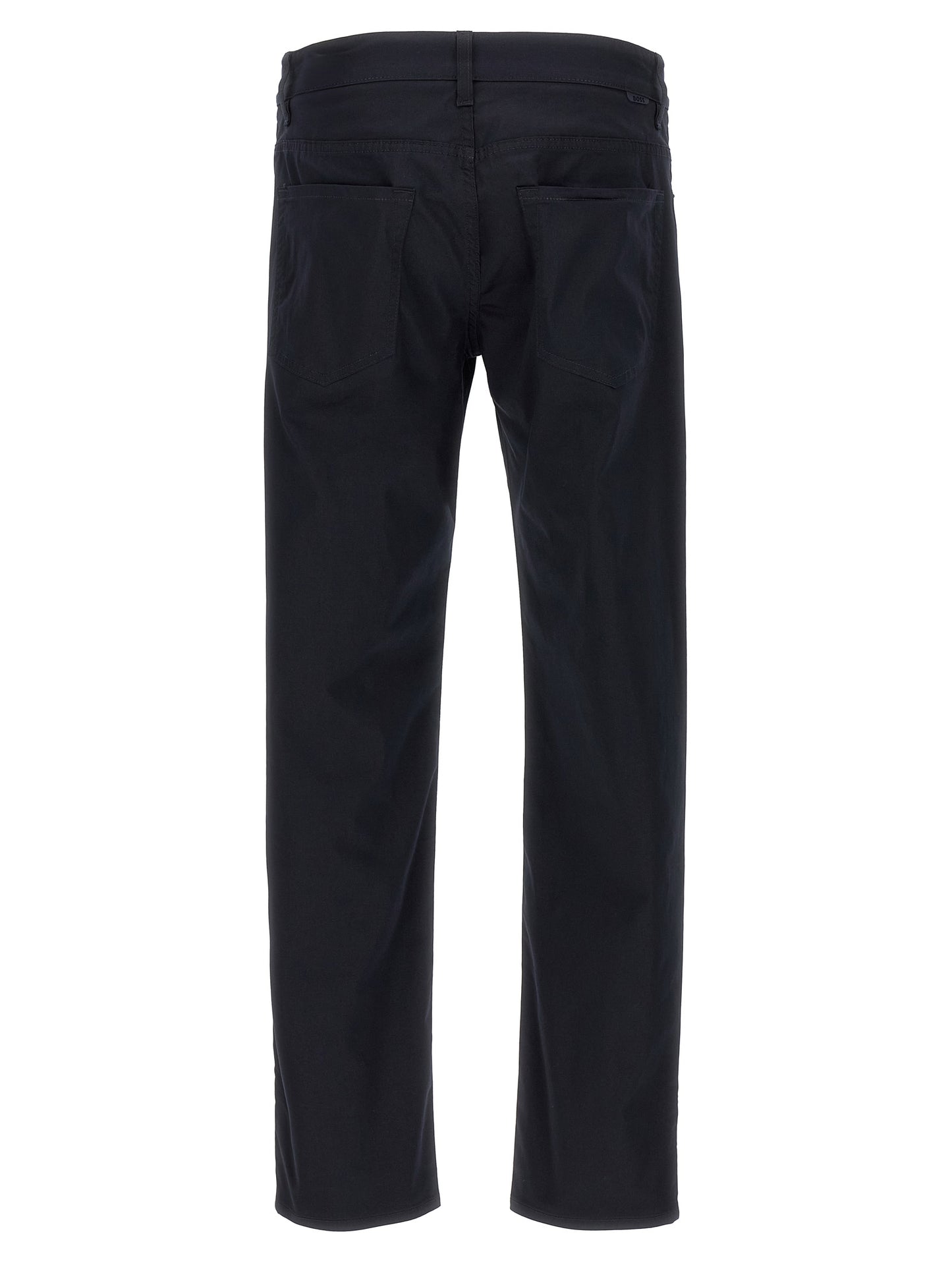 Hugo Boss Blue Cotton Casual Pants