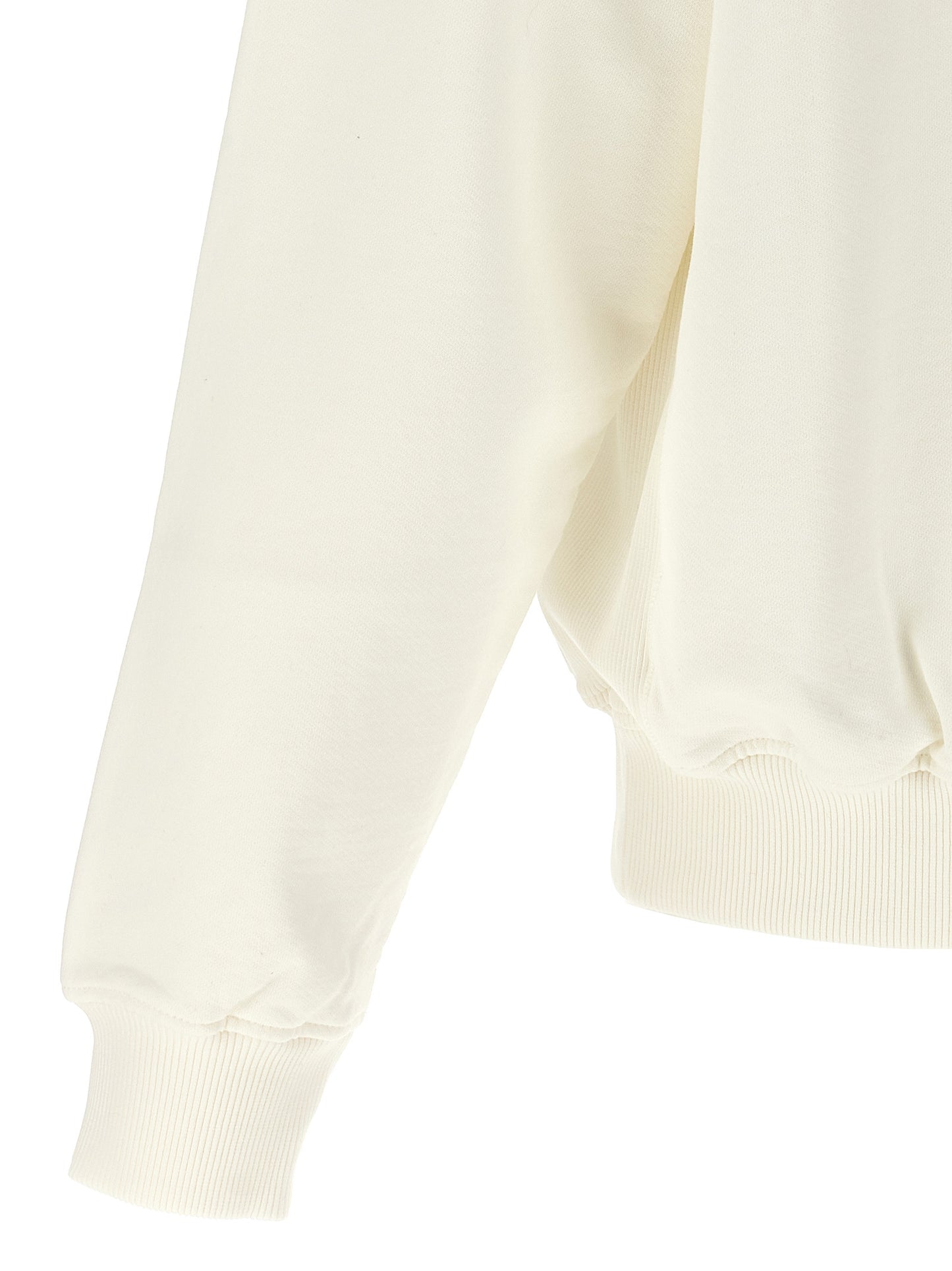 Sweatshirt by Casablanca for men in cotton white features a unrivaled silhouette with a refined and unrivaled detailing for a sophisticated look.
